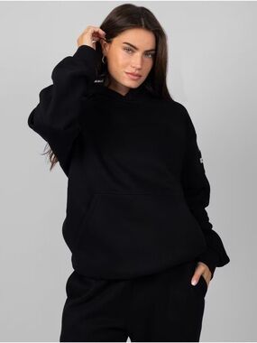 Comfrt Travel Essentials Hoodie Obsidian Black Sz XS